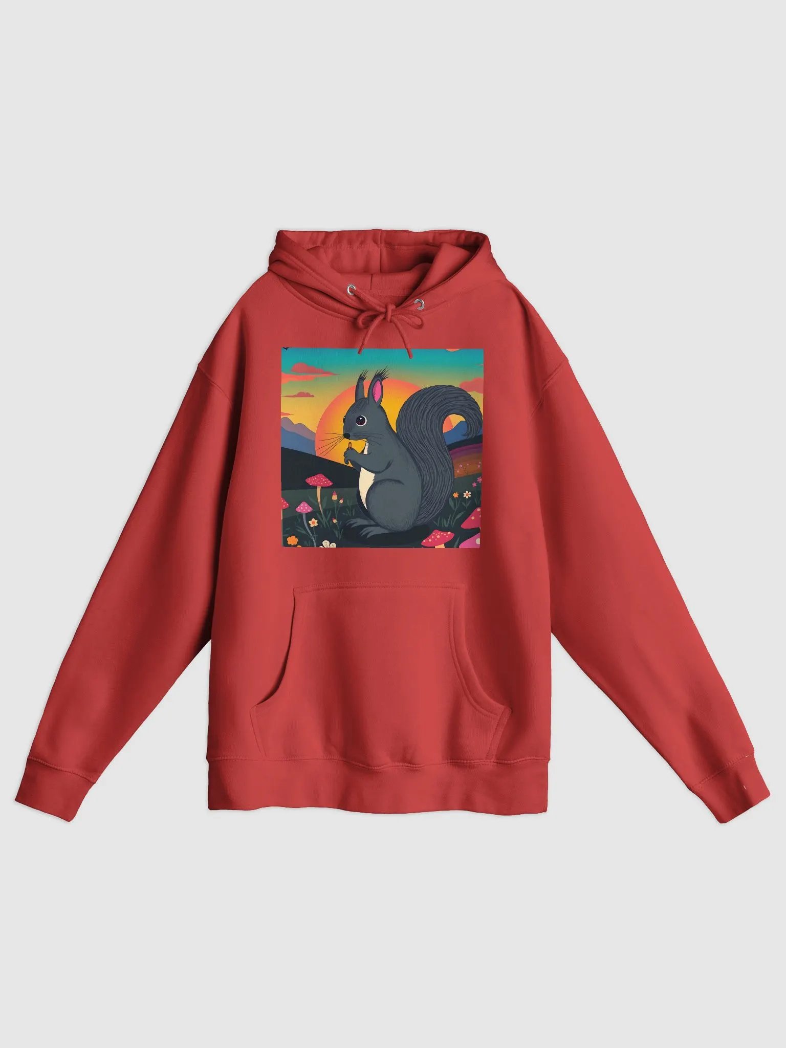 Sunset Squirrel Premium Hoodie product image (1)