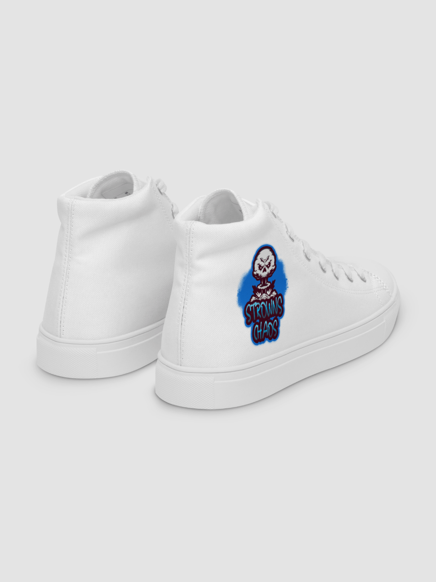 [strowns_chaos] Women;s High Top Canvas Shoes (White) product image (7)