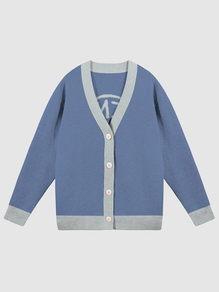 In My Head (lg. design, duotone blue) knitwear cardigan product image (3)