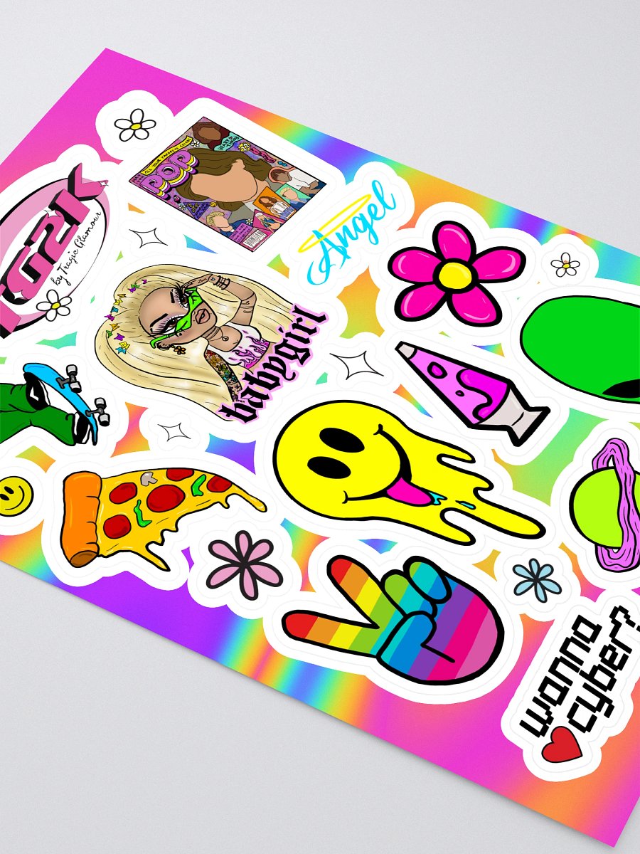 Y2k Sticker Sheet Vol 1 product image (2)