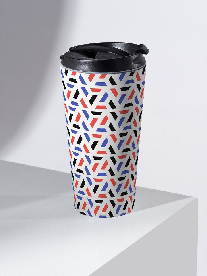 Geometric Fusion Stainless Steel Travel Mug product image (2)