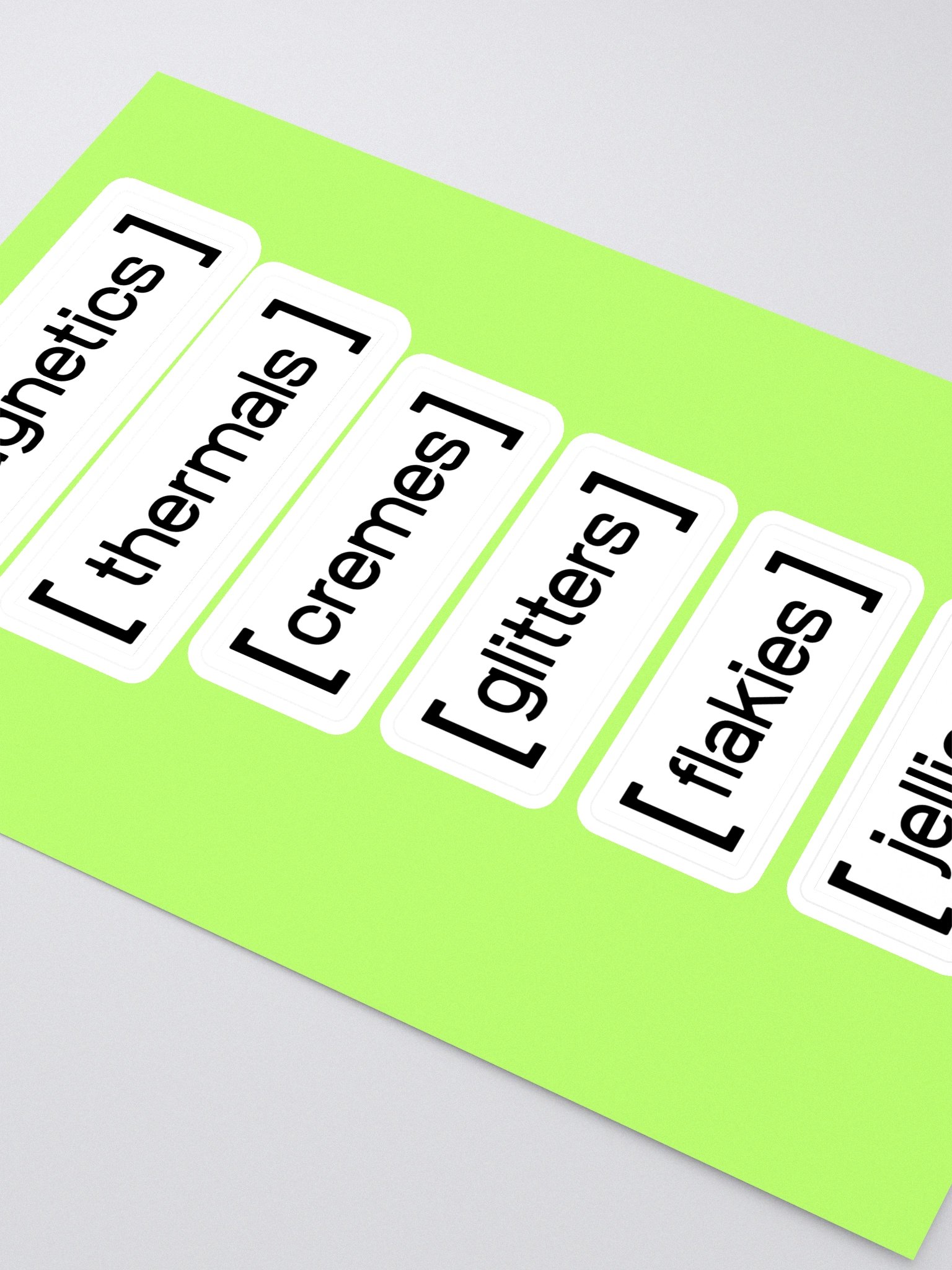 Drawer Labels by finish (white) product image (2)