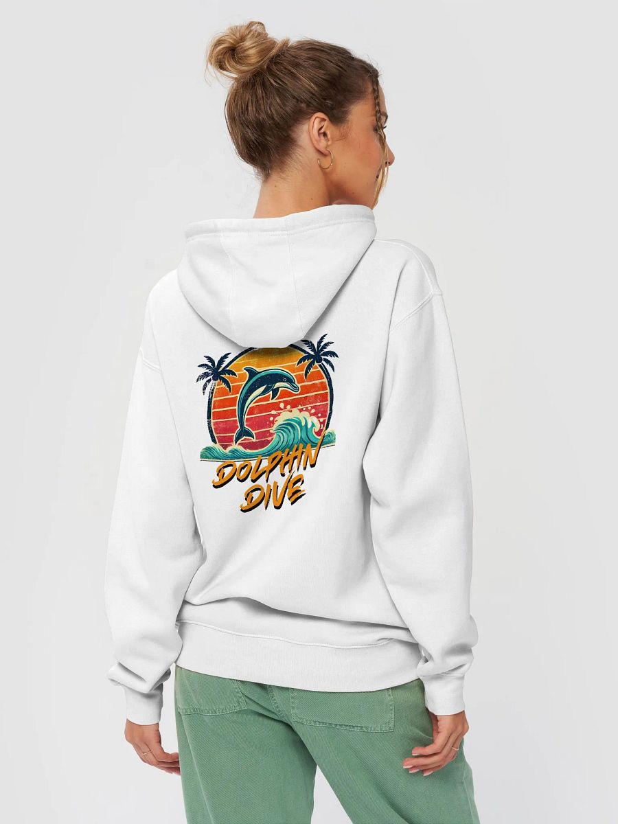 Dolphin Dive Sunset Premium Hoodie product image (29)