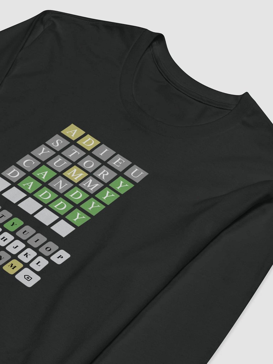 Wordle Long Sleeve Fitted Te product image (8)