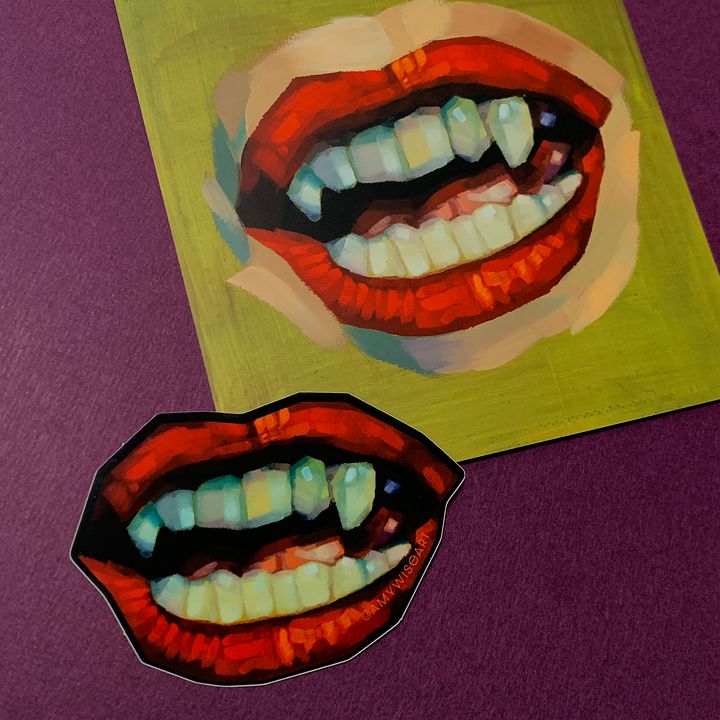 Bite - Postcard & Sticker Set product image (2)