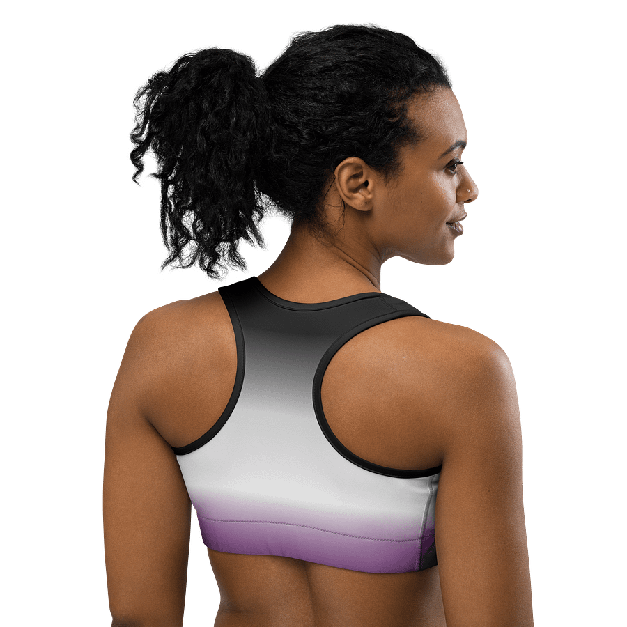 Asexual Pride Gradient Sports Bra product image (4)