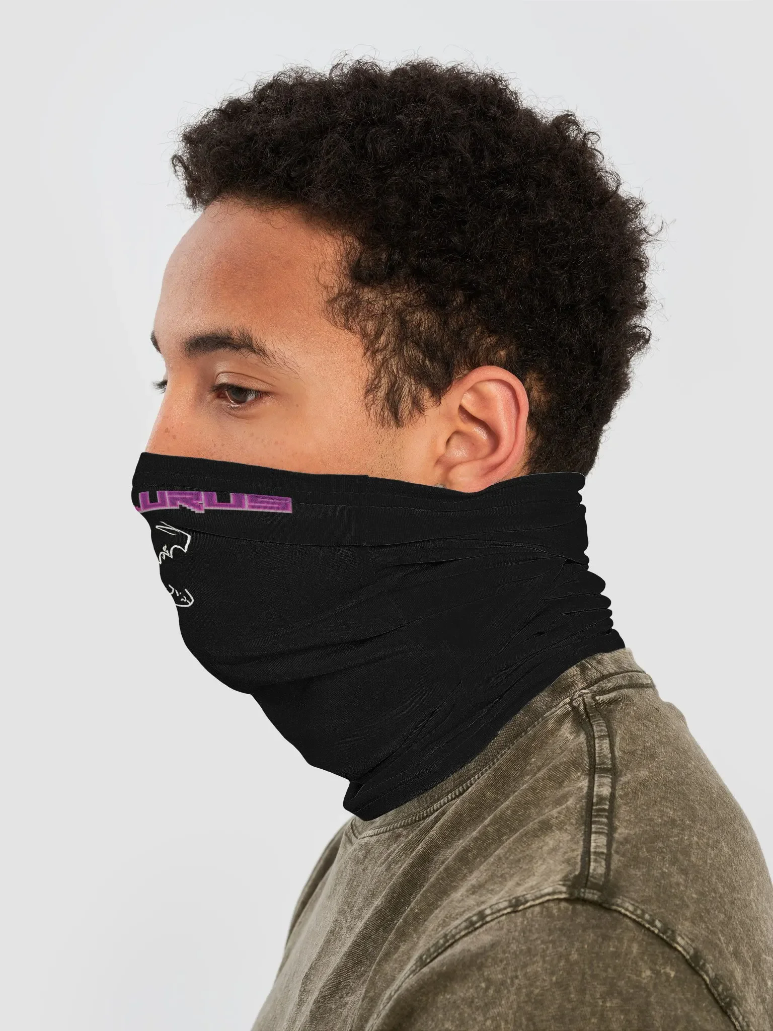 Volasaurus Neon Skull Neck Gaiter product image (3)