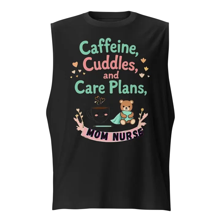 Caffeine & Cuddles Mom Nurse Tank product image (1)