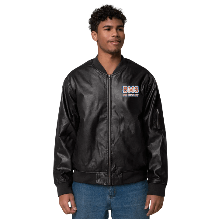 BMS #2 Shelby Leather Bomber Jacket product image (2)