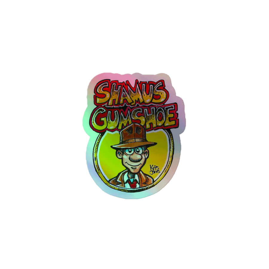 Shamus Gumshoe holographic Sticker product image (1)