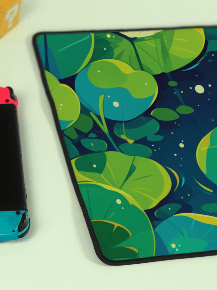 frog on lilypad mousepad product image (6)