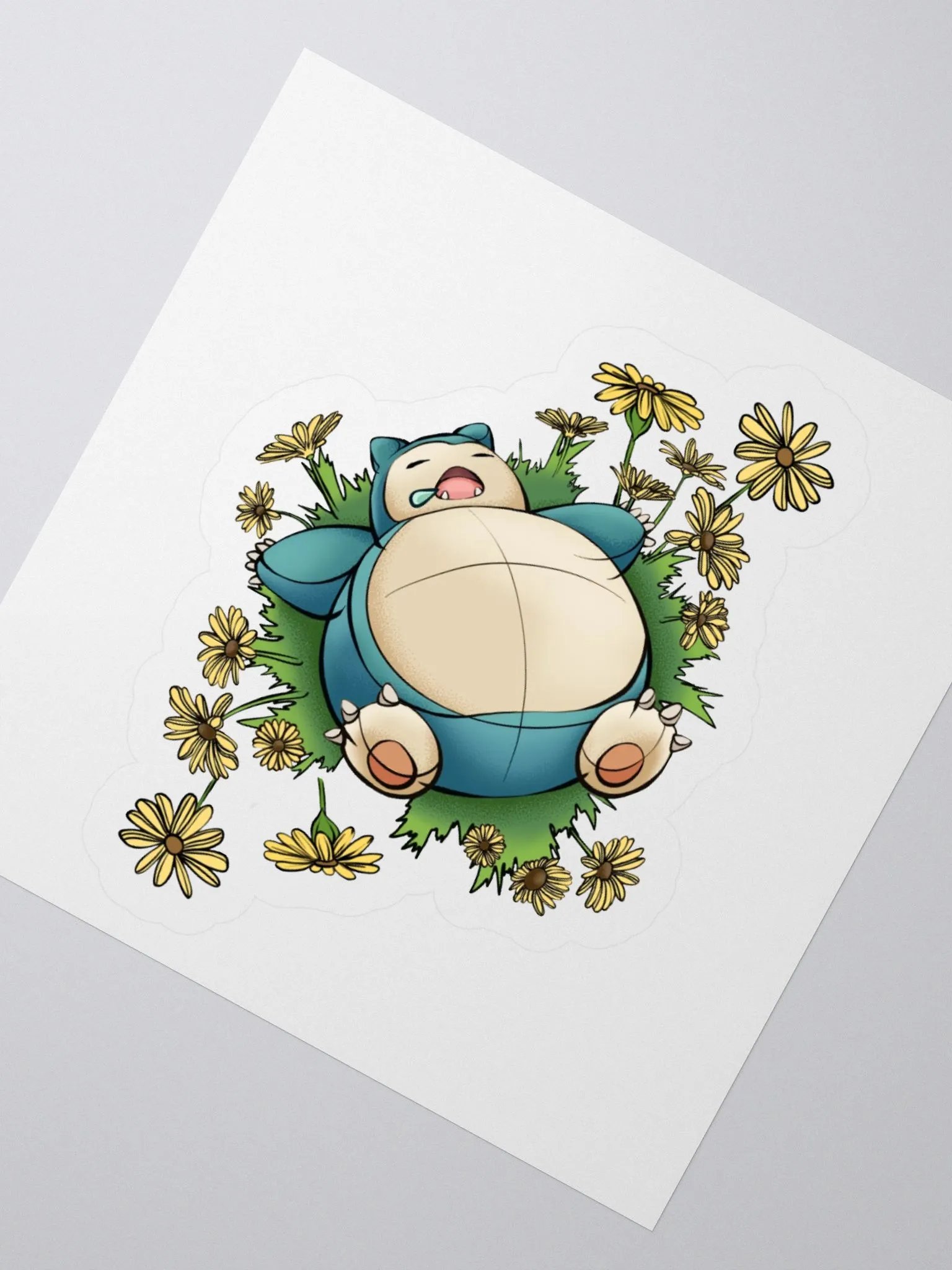 "Snoozing" Sticker product image (6)