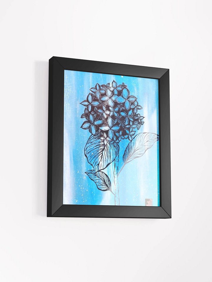 "Hydrangeas" Framed Poster Print product image (2)