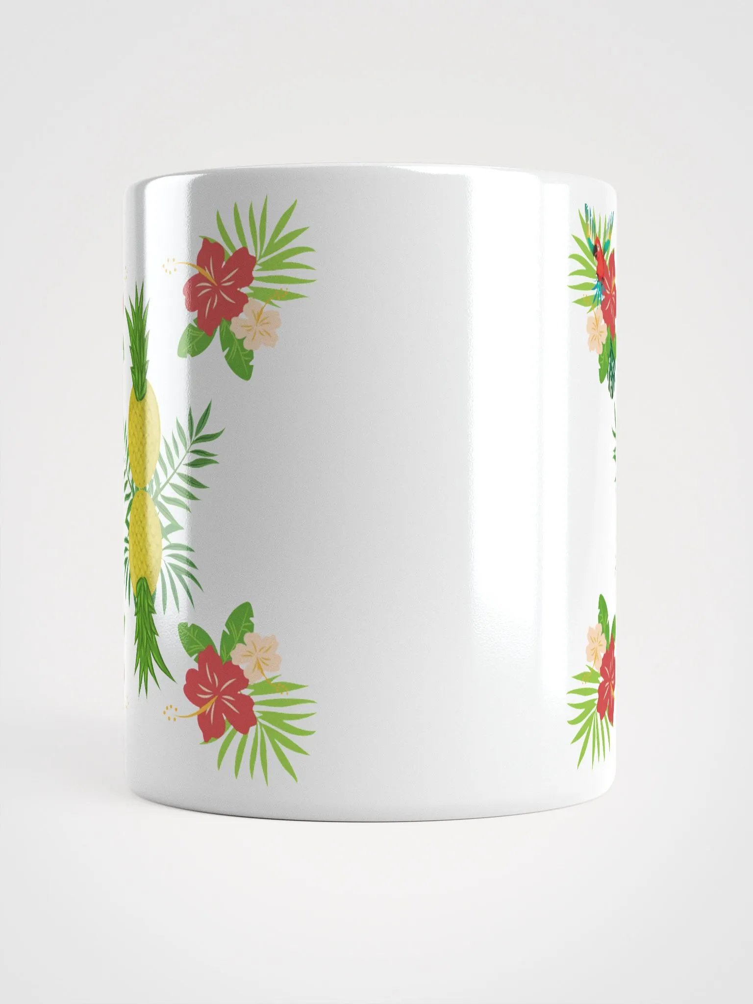 Pineapple Paradise Pattern Design White Mug product image (13)