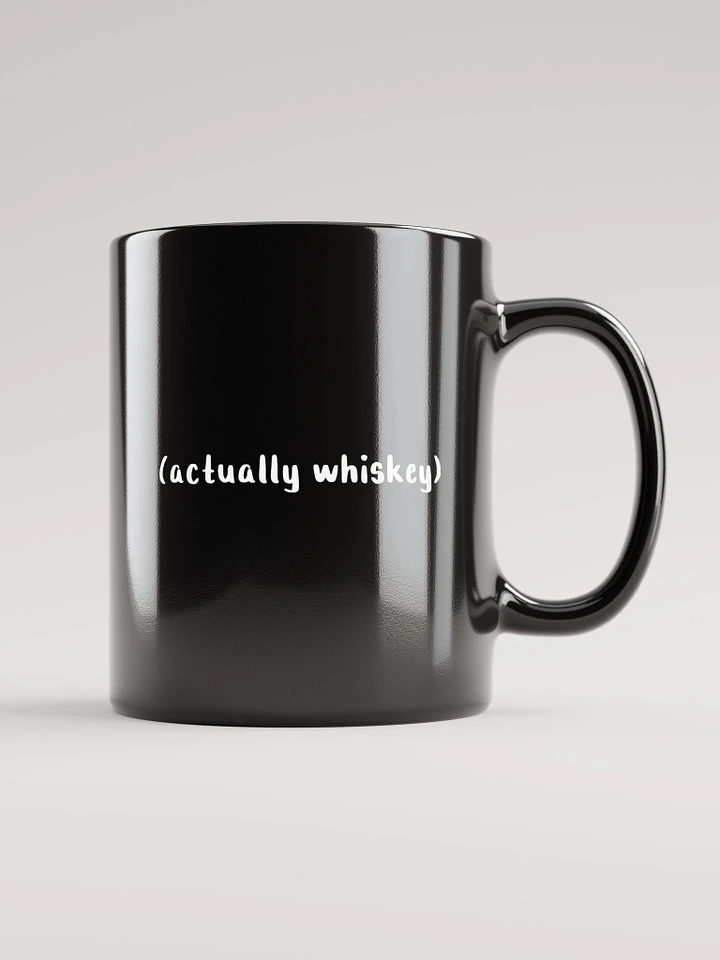 Actually Whiskey Righty Dark Mug product image (1)
