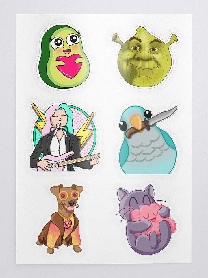 2022 Sponsor Stream Emotes Sticker Sheet product image (1)