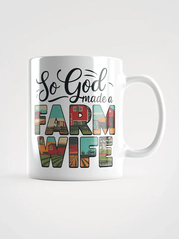 Farm Wife White Glossy Mug product image (1)