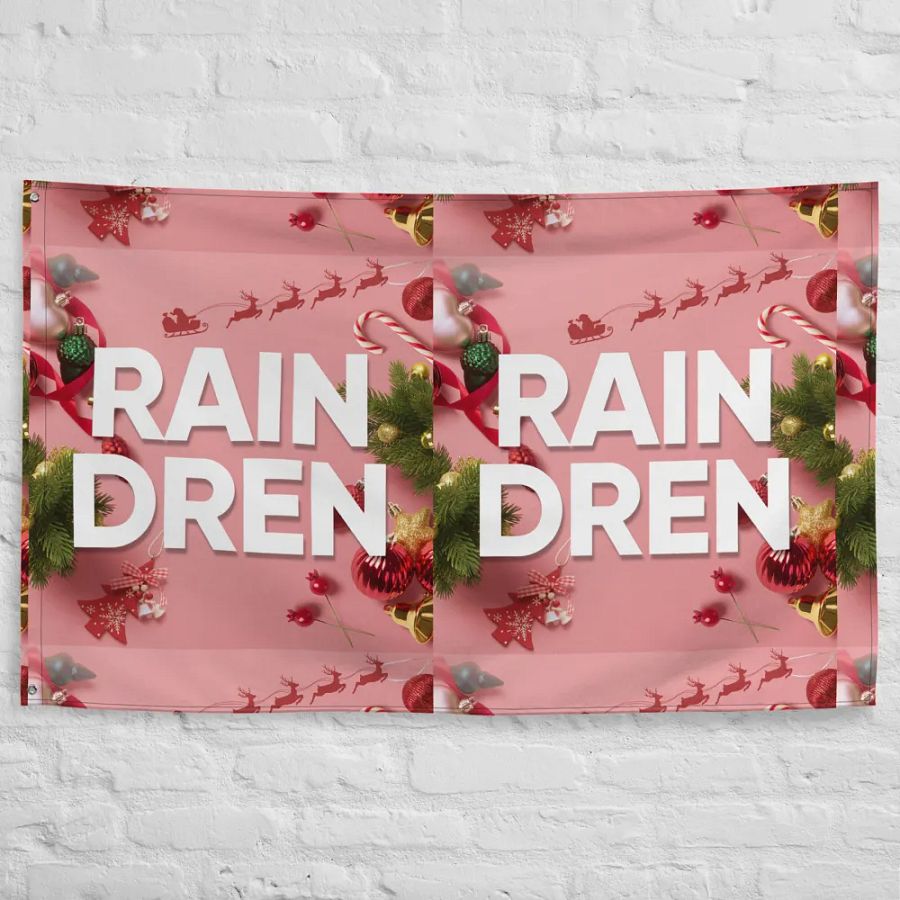 Raindren All-Over Print Flag product image (10)