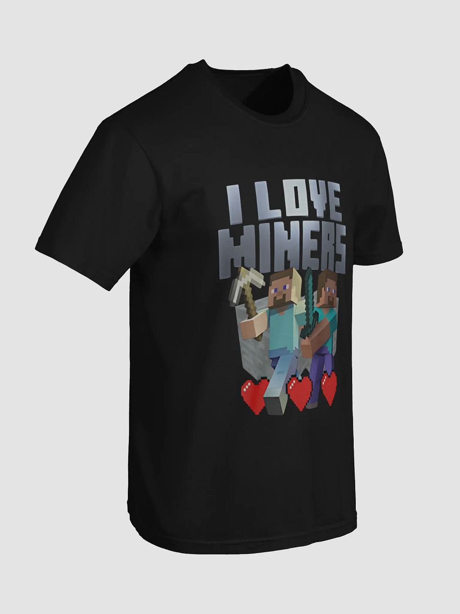 I Love Miners Minecraft-Inspired T-Shirt product image (14)