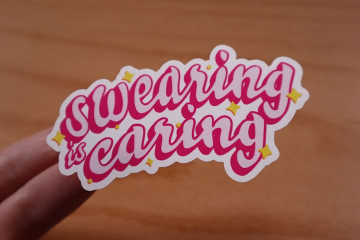 sticker : swear & care product image (2)