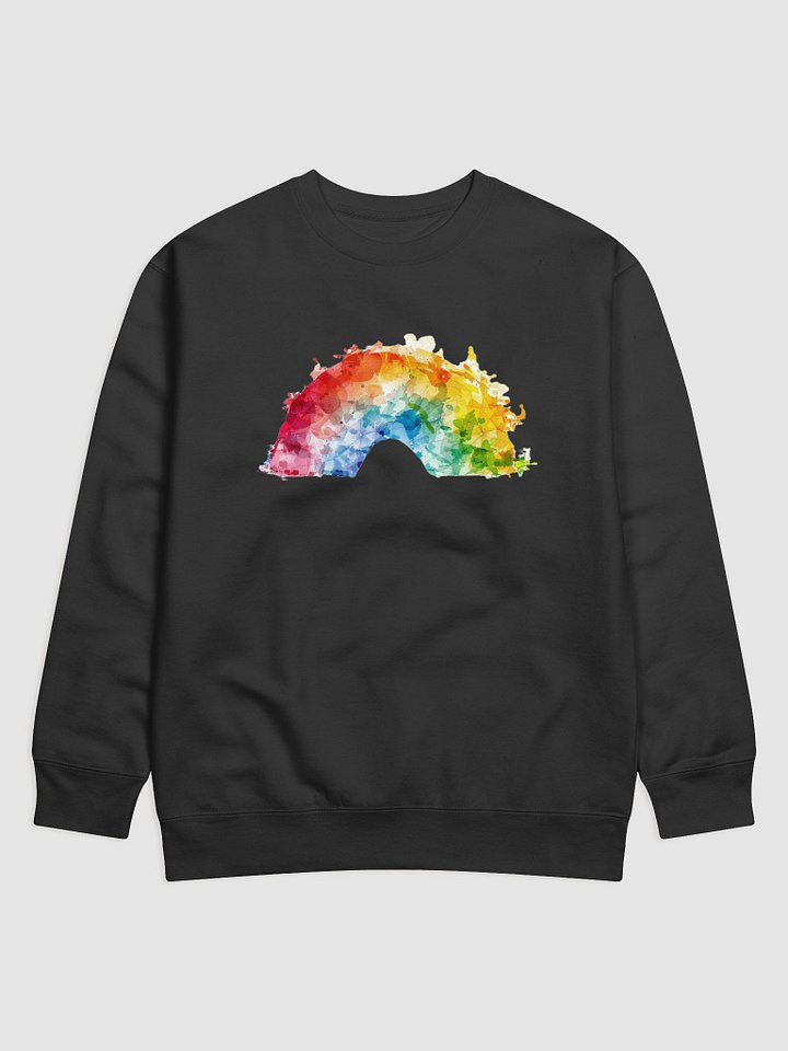Rainbow Splash Watercolor Pride Sweatshirt product image (8)