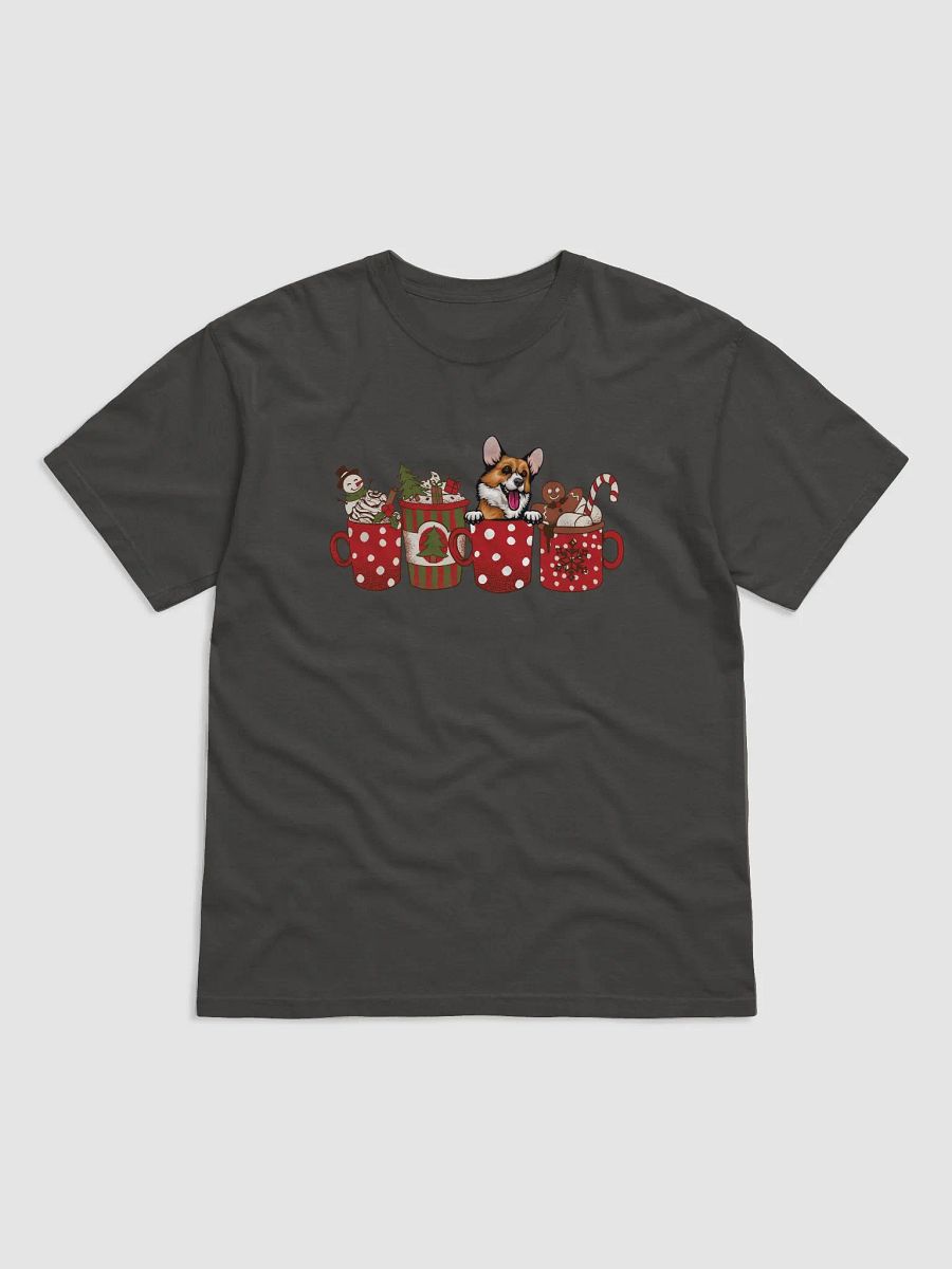 Cute Welsh Corgi in a Christmas Cup T-Shirt | Funny Christmas Pup in a Cup product image (24)