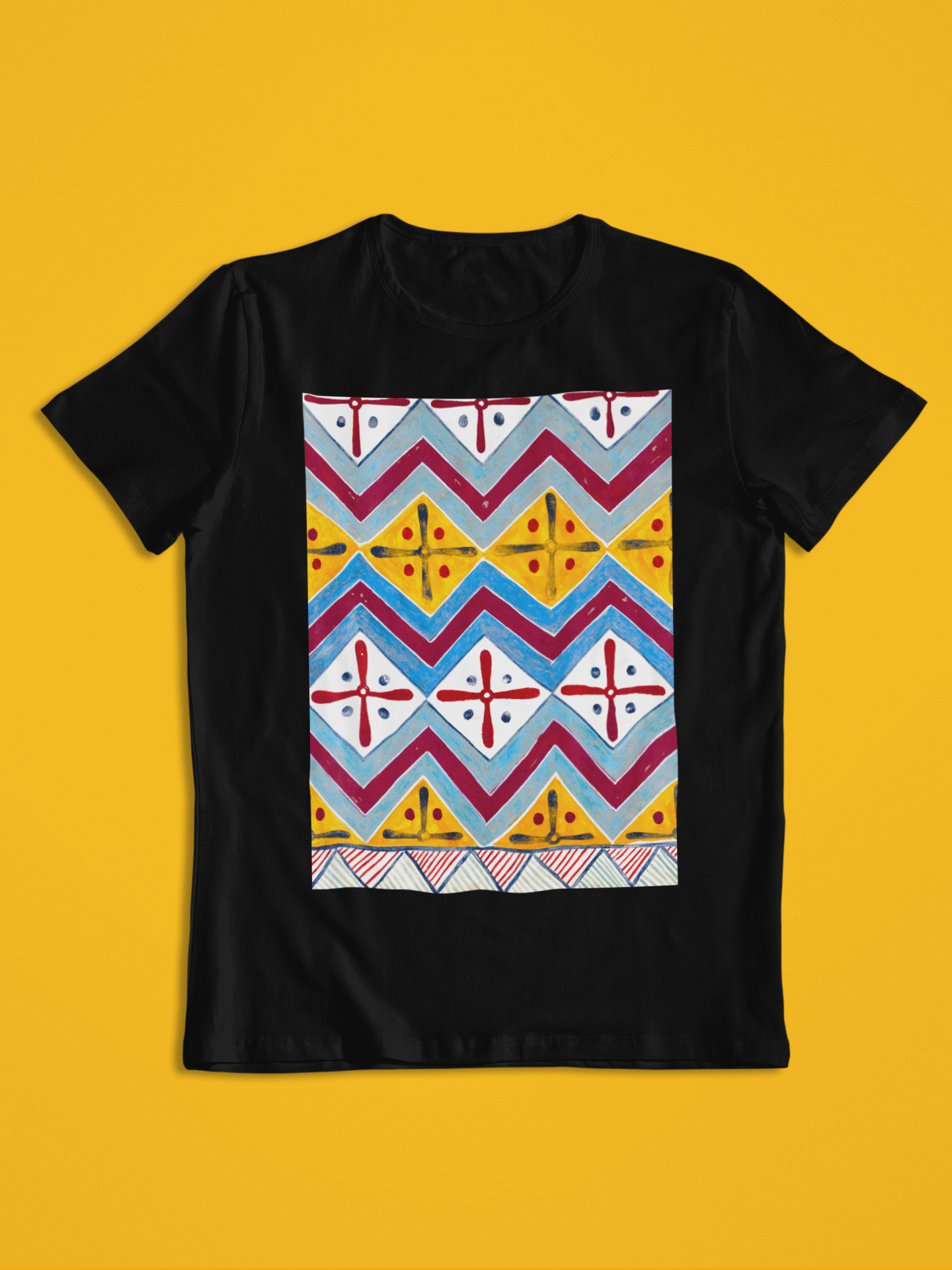 Qenamun Ceiling Pattern Ancient Egypt Art Unisex T-Shirt product image (1)