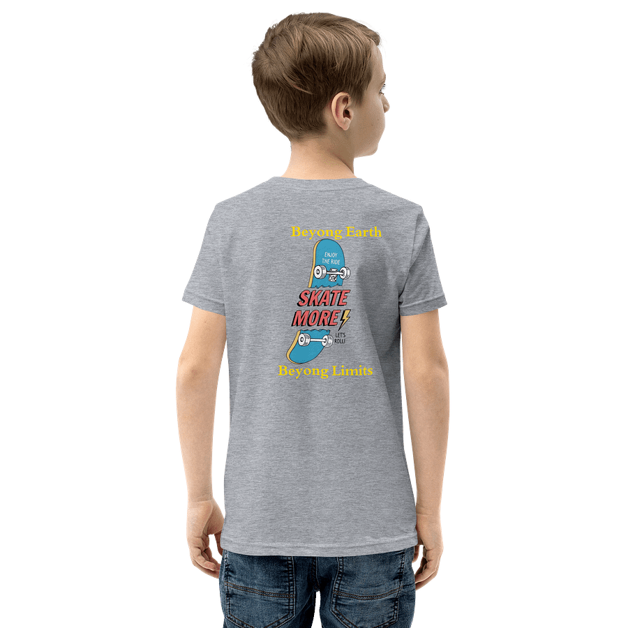 Kids Youth Short Sleeve T-Shirt Skate Dude Graphic product image (5)