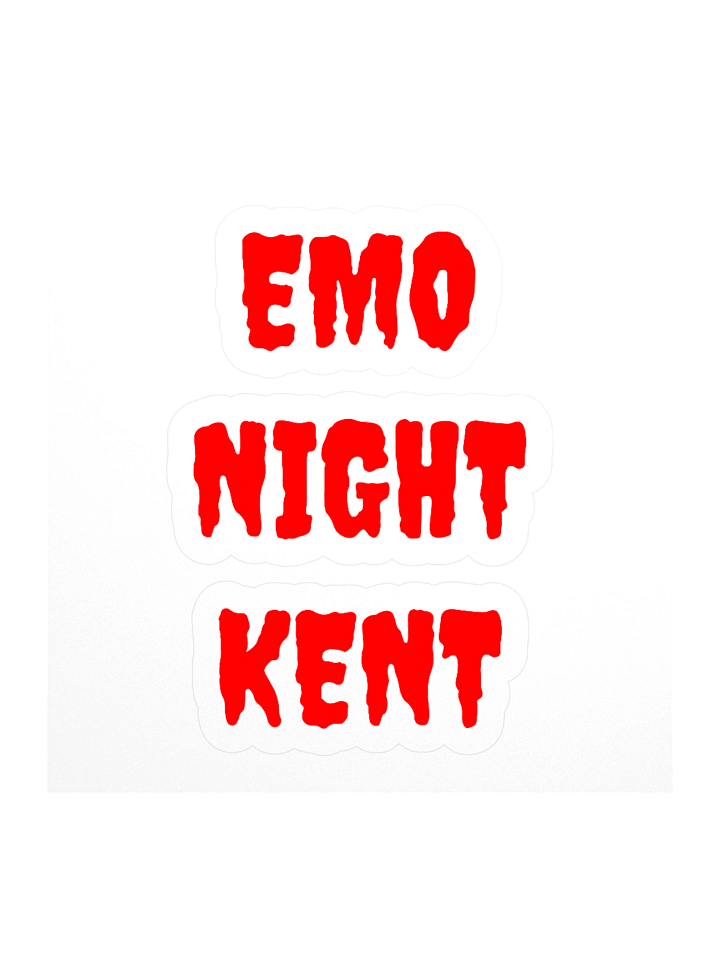 Emo Night Kent Creepy Halloween Sticker product image (1)
