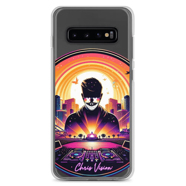 Sunset DJ Skull Samsung® Case product image (2)