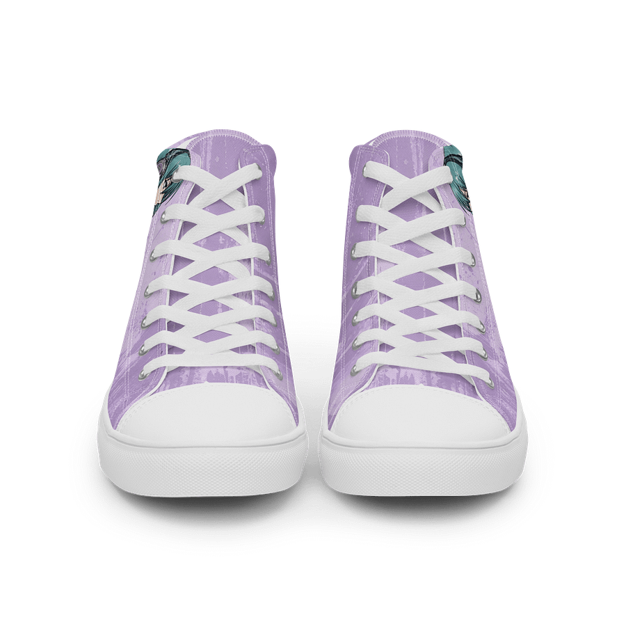Anime Vibes Purple Canvas High Tops product image (3)
