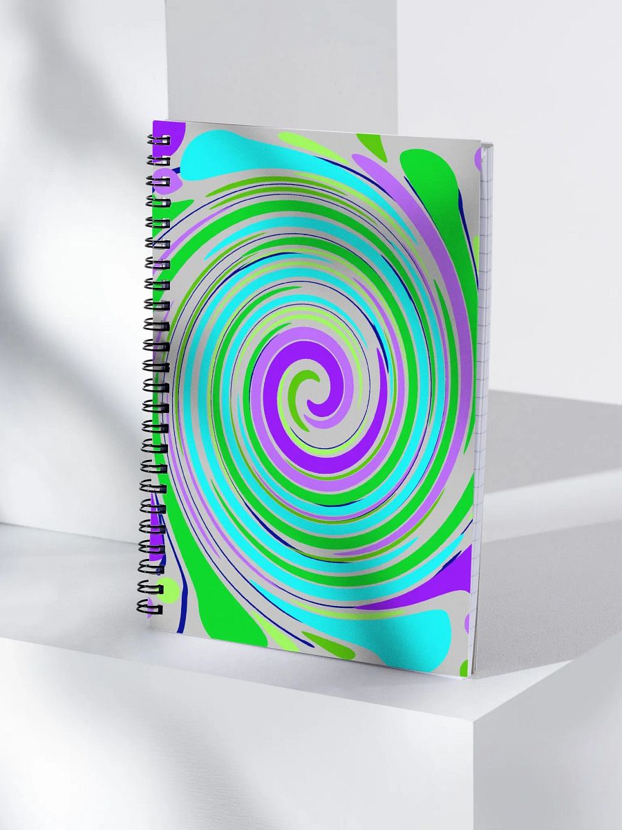 Psychedelic Swirls Spiral Notebook product image (4)