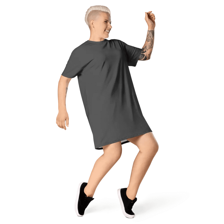 Minimalist Althleisure T-Shirt Dress product image (7)