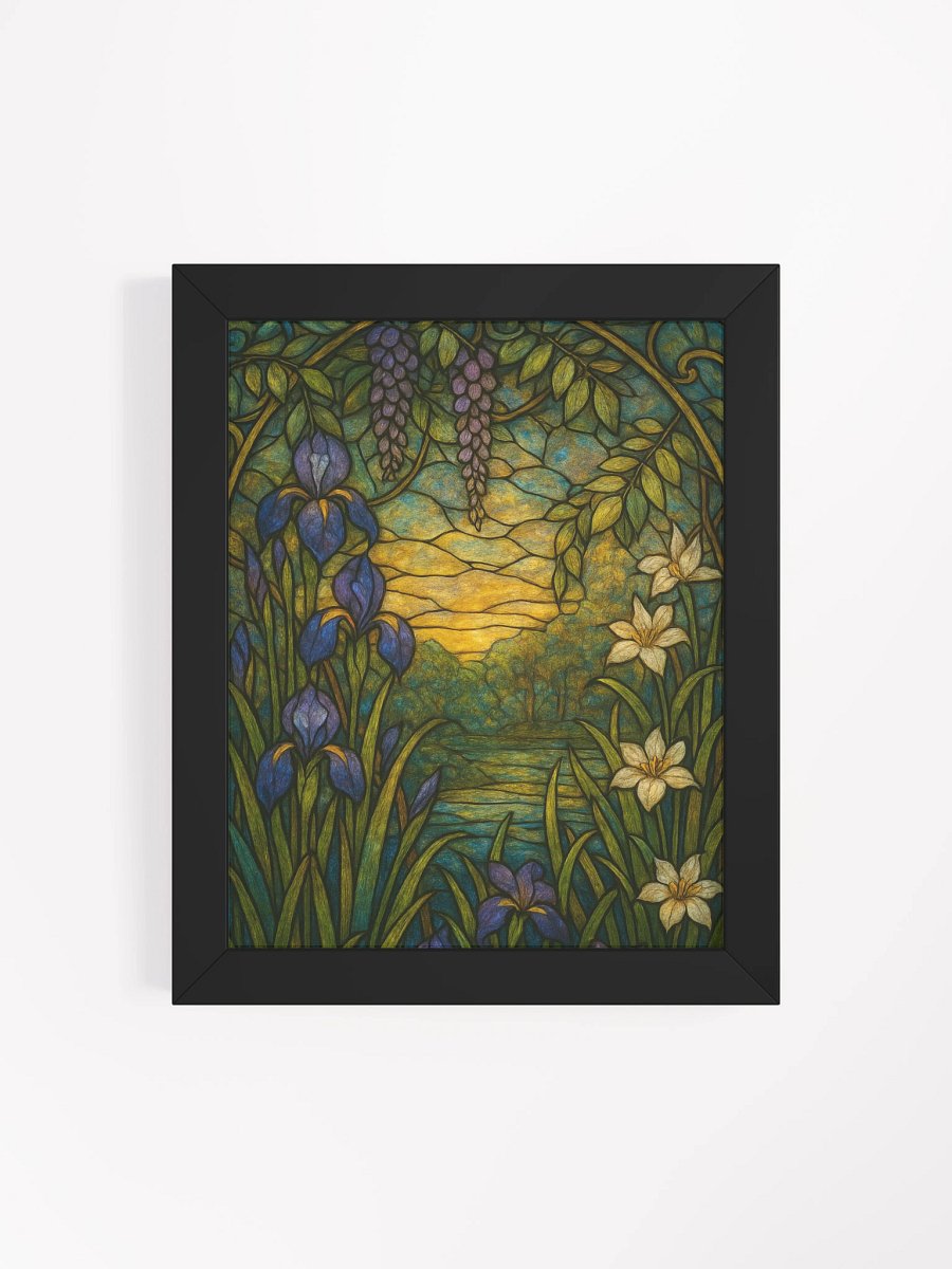 Wisteria Sunset Stained Glass Artwork product image (8)