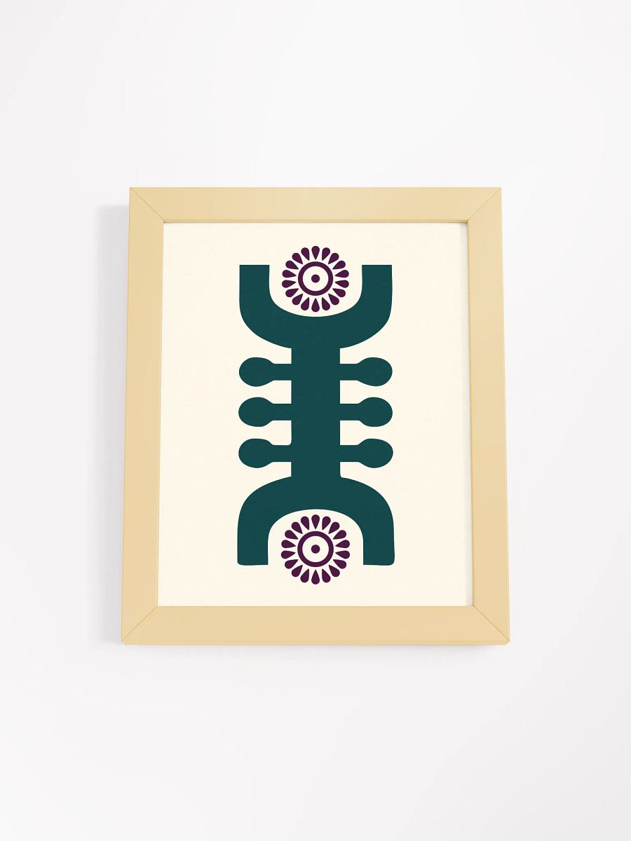 Sheltered Flame Poster (Framed) product image (1)