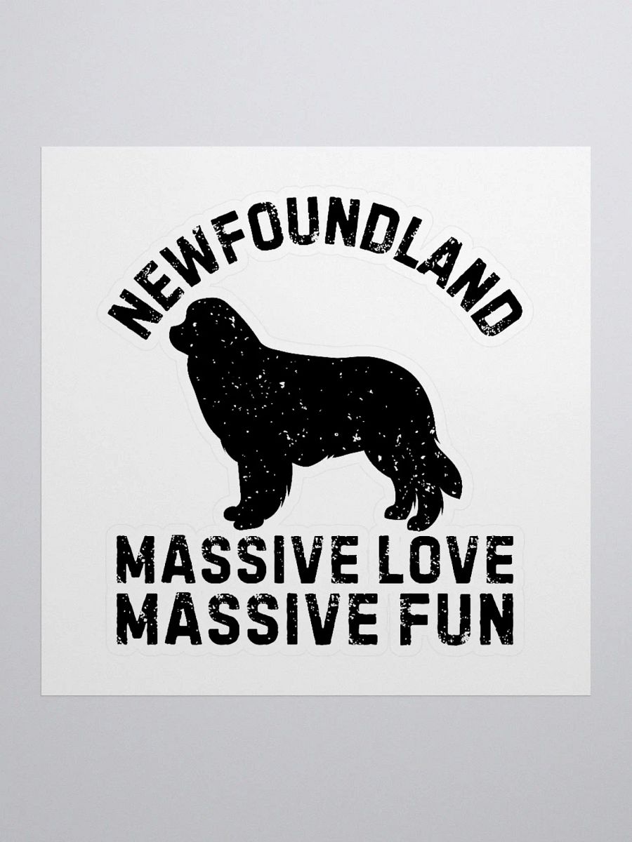 Newfoundland Dog Silhouette Sticker - Perfect for Dog Owners product image (3)
