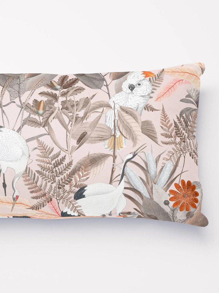 Pink Ecotone Throw Pillow product image (1)