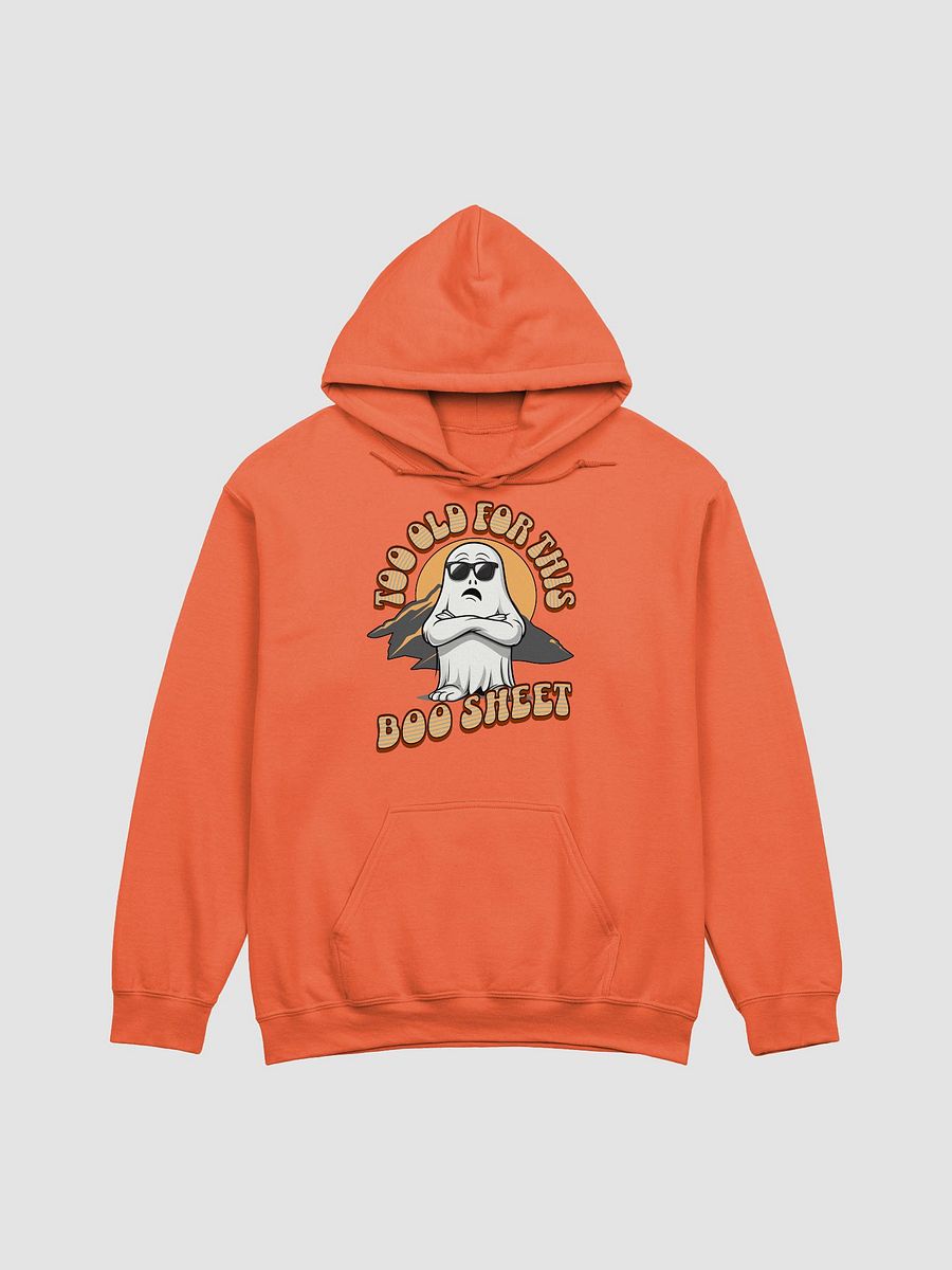 Too Old For This Boo Sheet Ghostly Vibes Classic Hoodie product image (22)