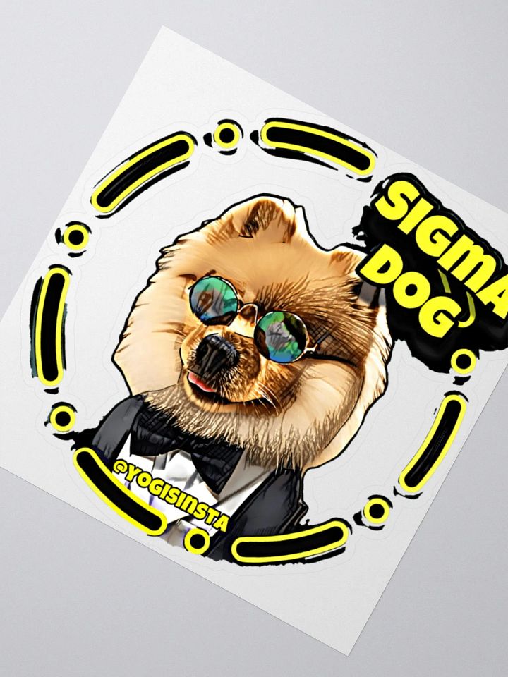 Sigma Dog Sticker product image (2)