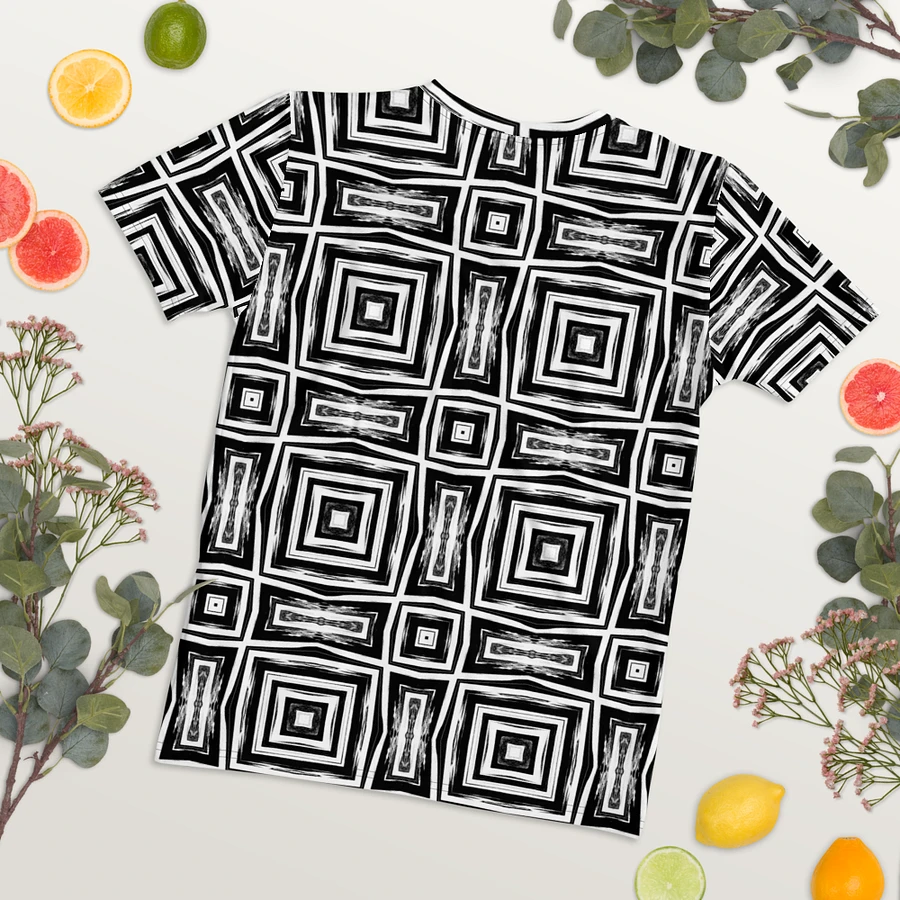 Abstract Monochrome Repeating Pattern Women's T Shirt product image (12)
