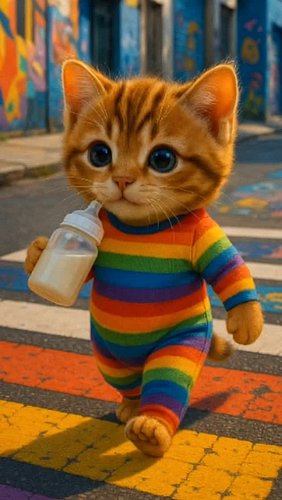 Cat Dance 💃🏻#dudidudidam #catai #catlover #shortsfeed