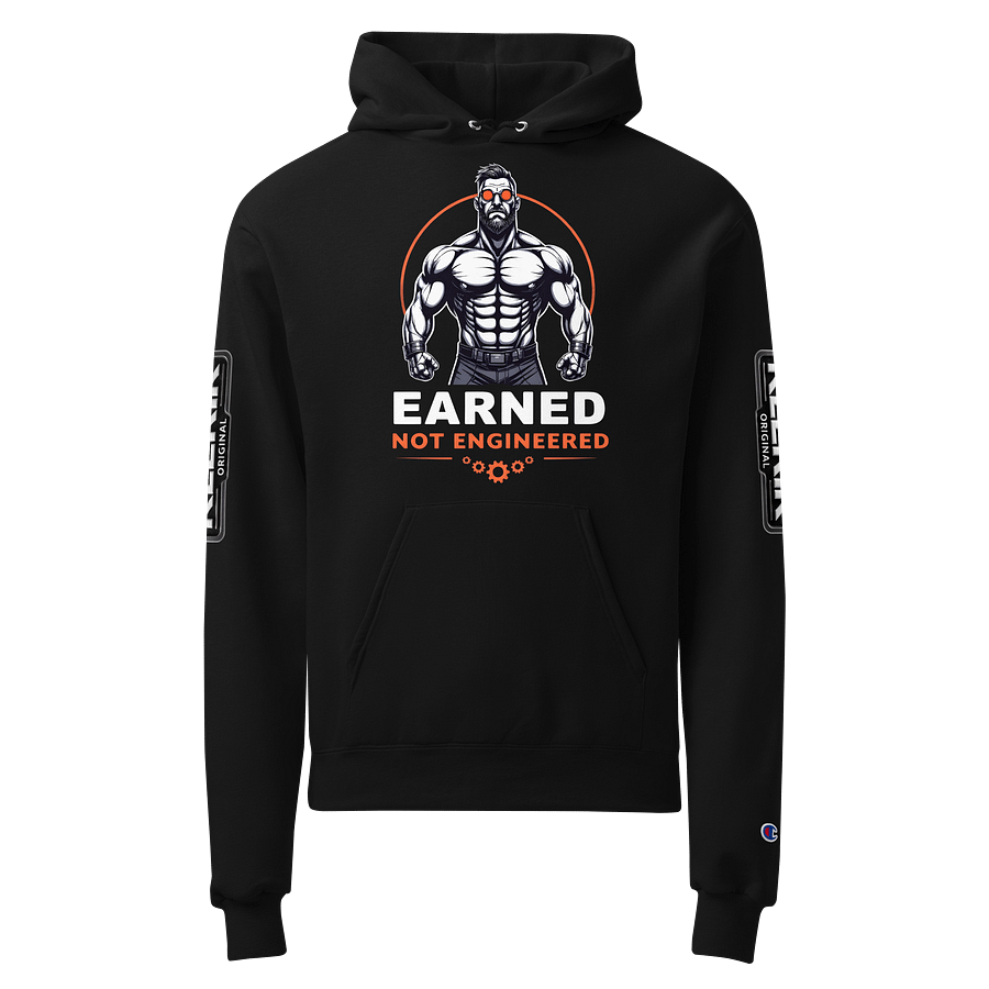 Earned Not Engineered Muscle Man Hoodie product image (1)