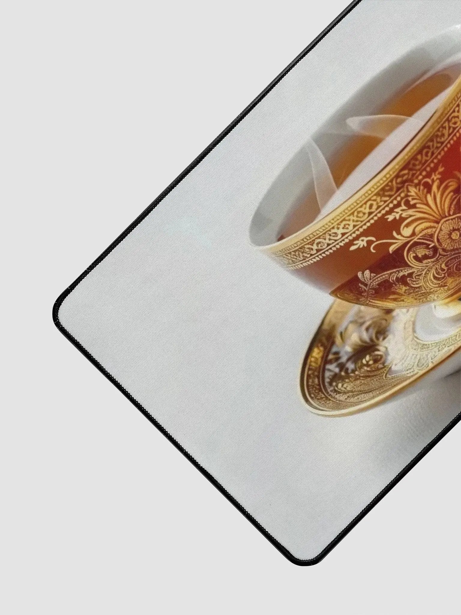 Golden Tea Delight Desk Mat product image (3)