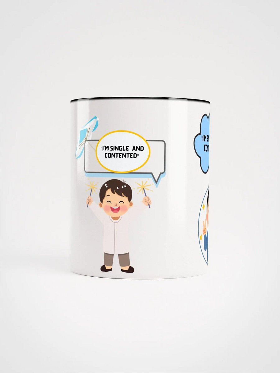 Contented Single Thoughts Mug product image (41)