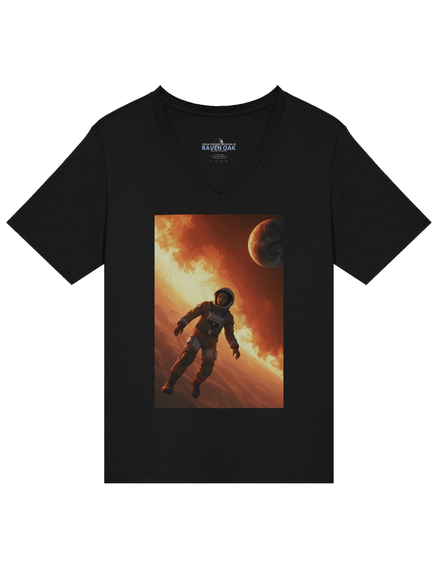 World on Fire Women's V-Neck Shirt product image (13)
