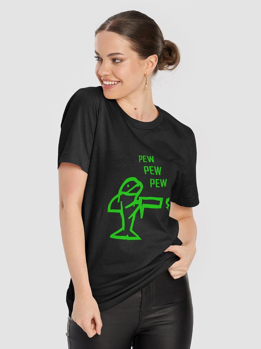 NVG Green SHARK Pew Pew Pew Shirt product image (8)