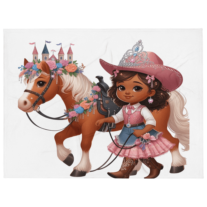 Cowgirl Throw Blanket product image (1)