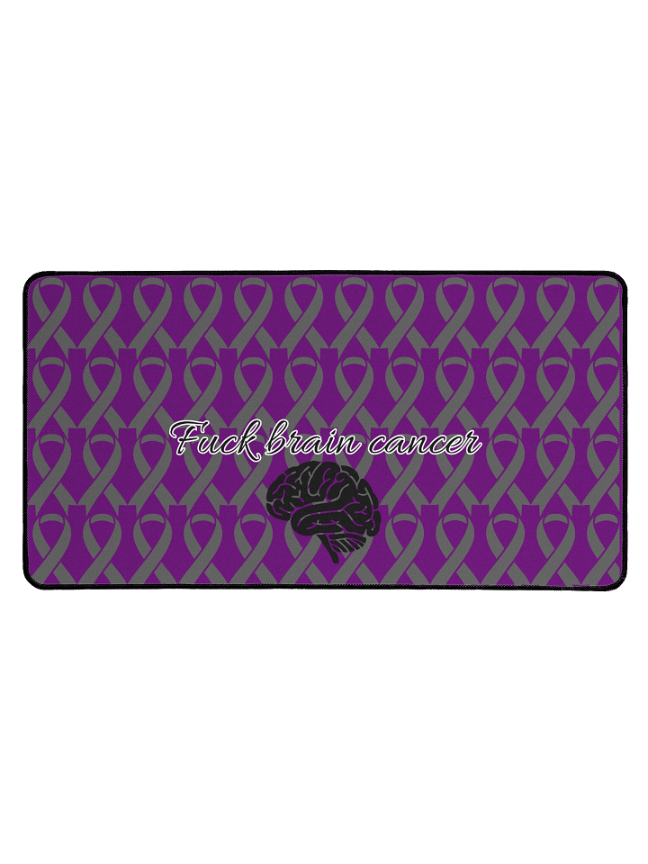 Fuck brain Cancer desk mat product image (1)