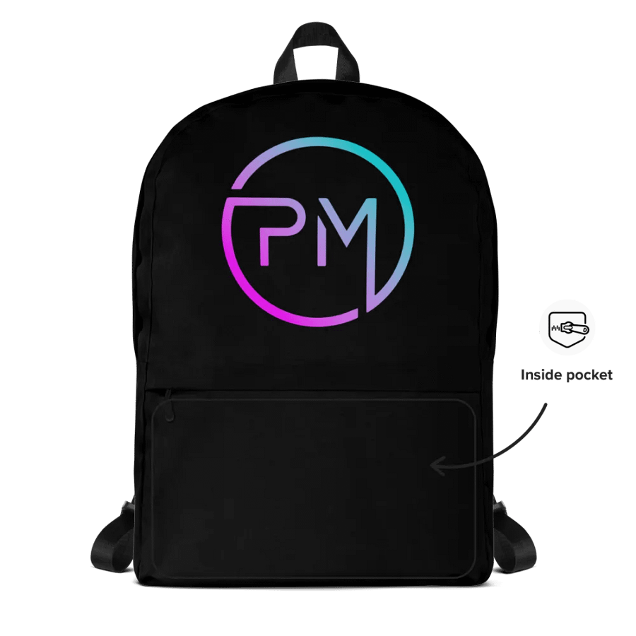 Neon PM Circle All-Over Print Backpack product image (4)