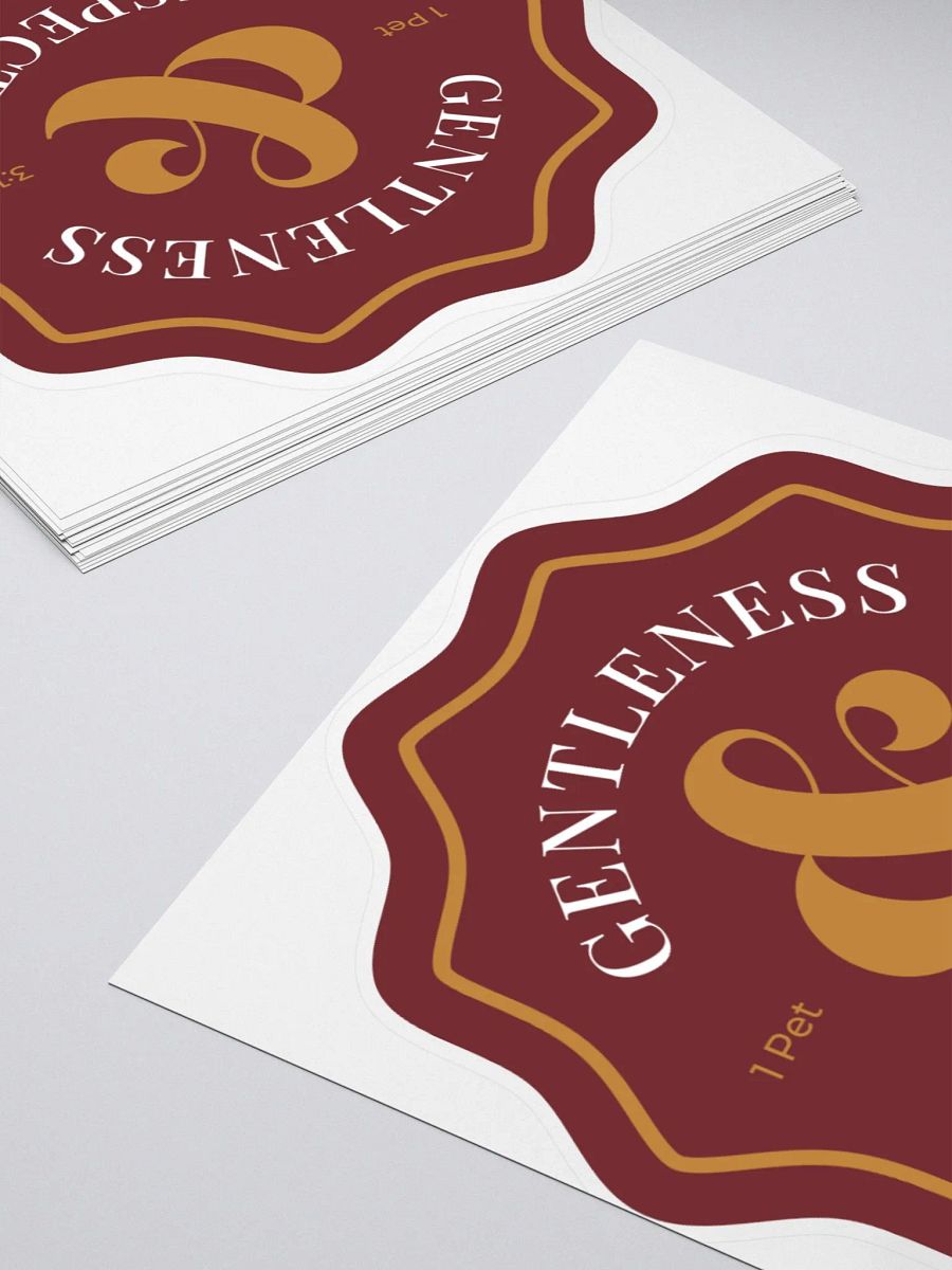 Gentleness & Respect Sticker product image (4)